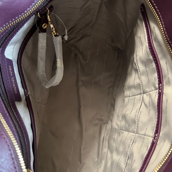 Michael Kors Purple Studded Tote Bag - Picture 8 of 9